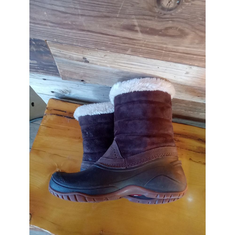 Womens Northface icepick boots sz 7 faux fur shellista III pac boot - Picture 9 of 12
